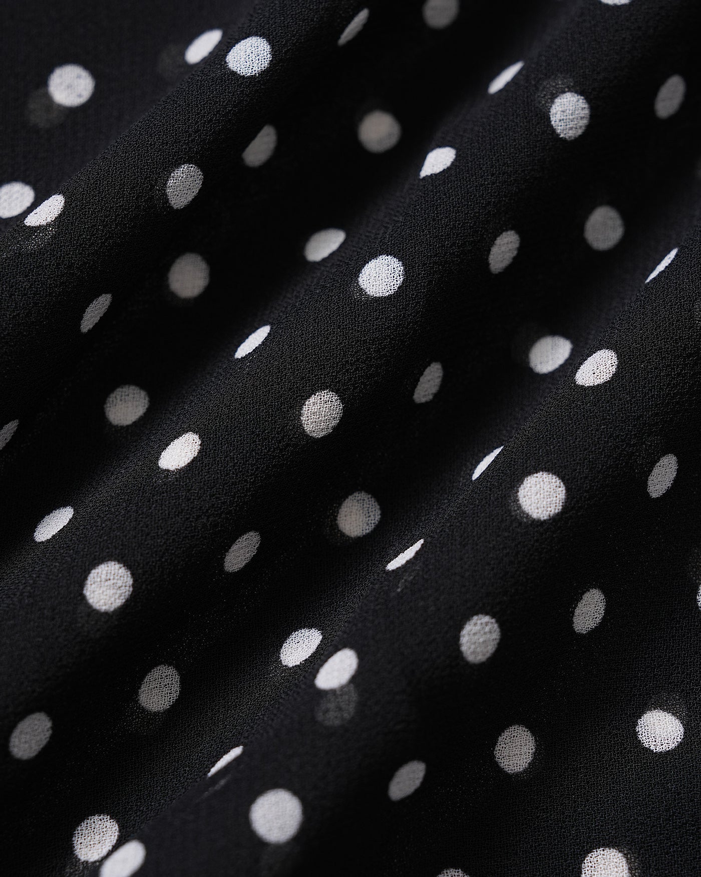 Polka Dot Tank Top with Black Boat Neck