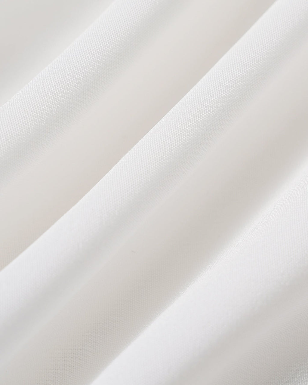White Shirred Cami Top with Splicing Details