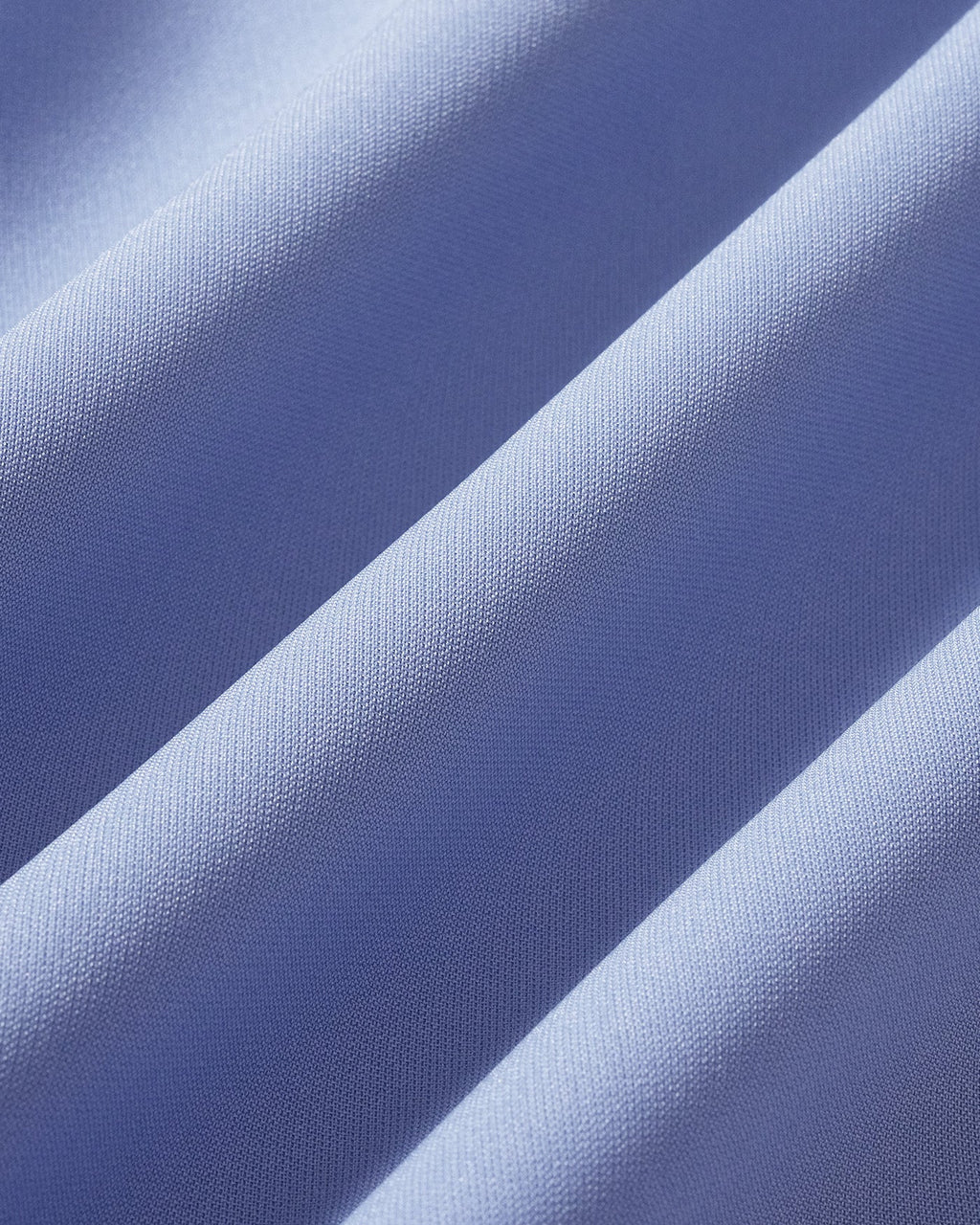 Button-Detail Blue Cowl Neck Tank Top
