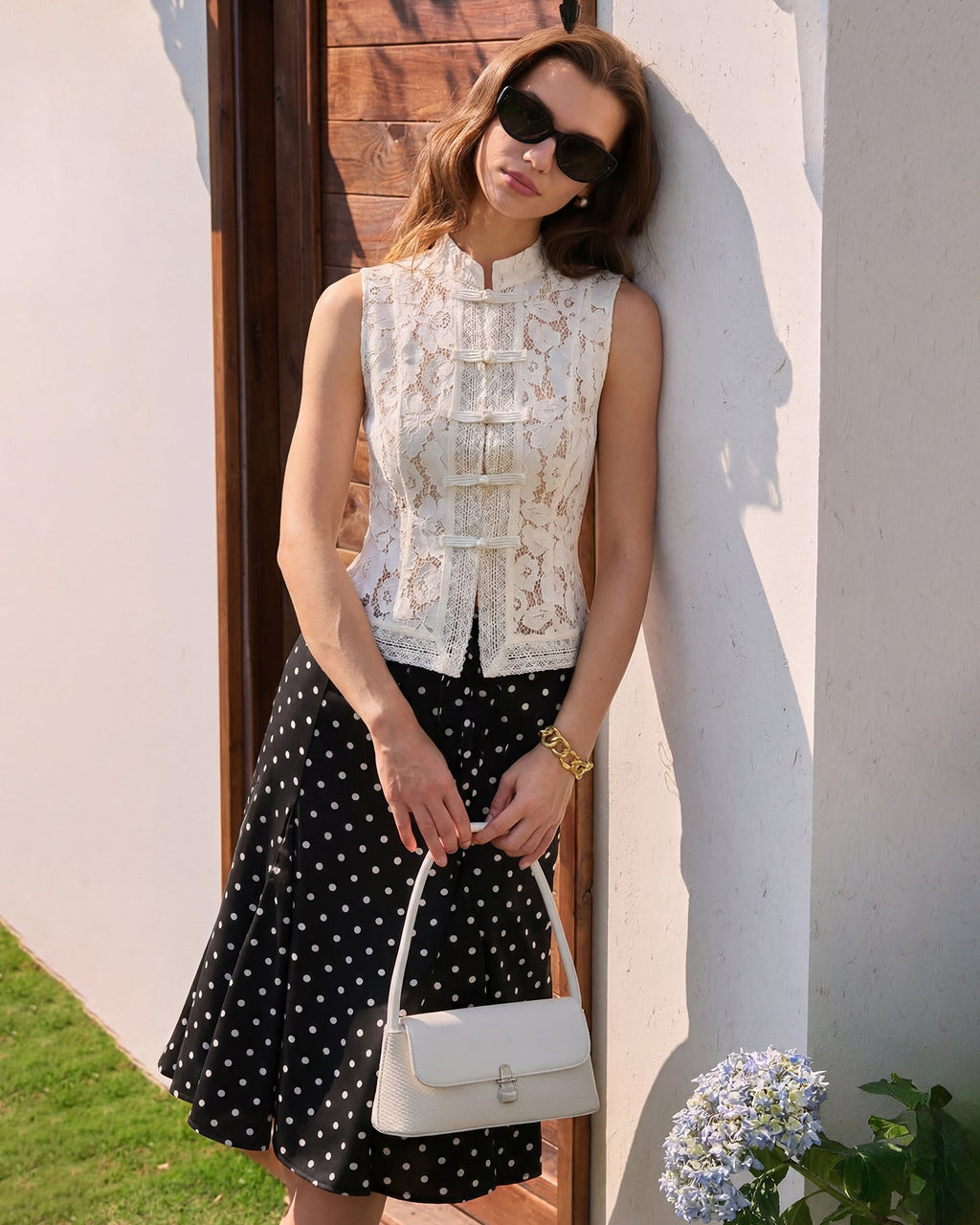 Sheer Floral Tank Top by White Collar