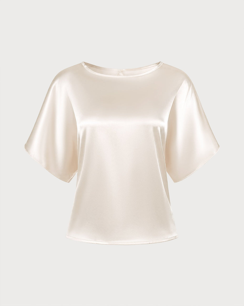 Apricot Boat Neck Tie Detail Drop Shoulder Tee