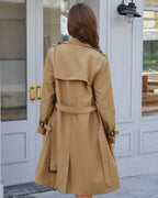 Khaki Belted Overcoat