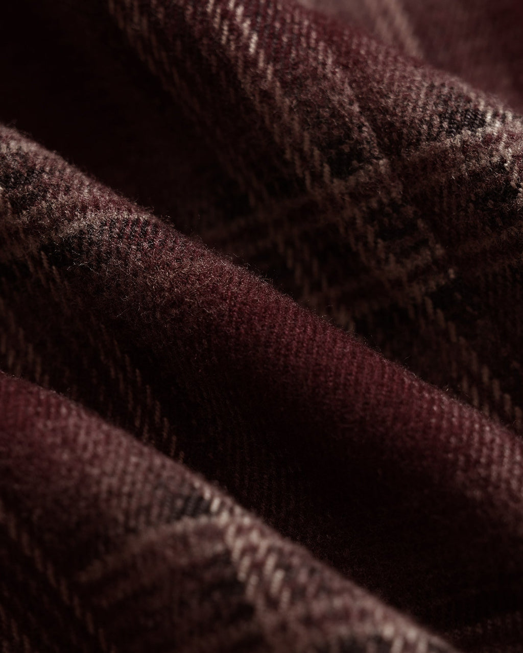 Wine Red Plaid Single-Breasted Waistcoat