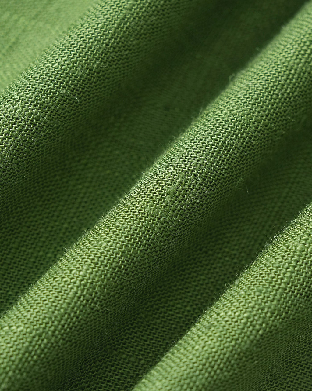 Green Maxi Dress with Round Neck and Tunic Style