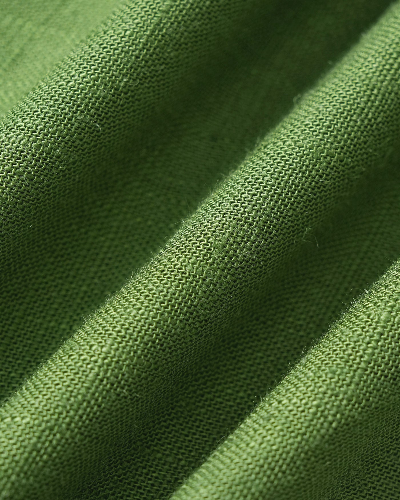 Green Maxi Dress with Round Neck and Tunic Style