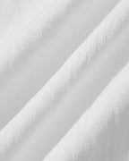 White Color-Blocked A-Line Maxi Dress
