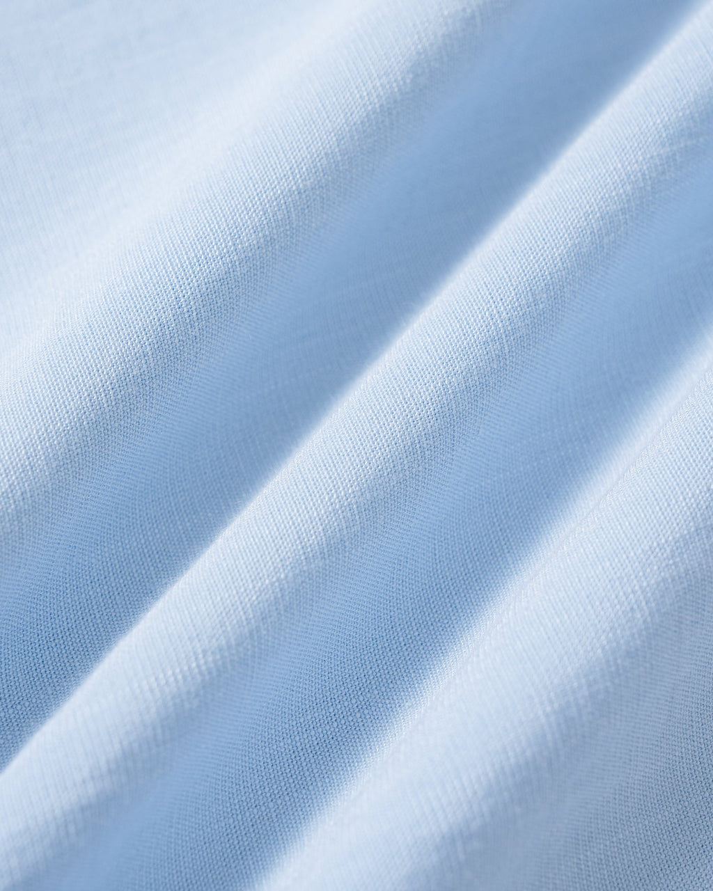 Solid Blue Straight-Leg Pants with Pockets