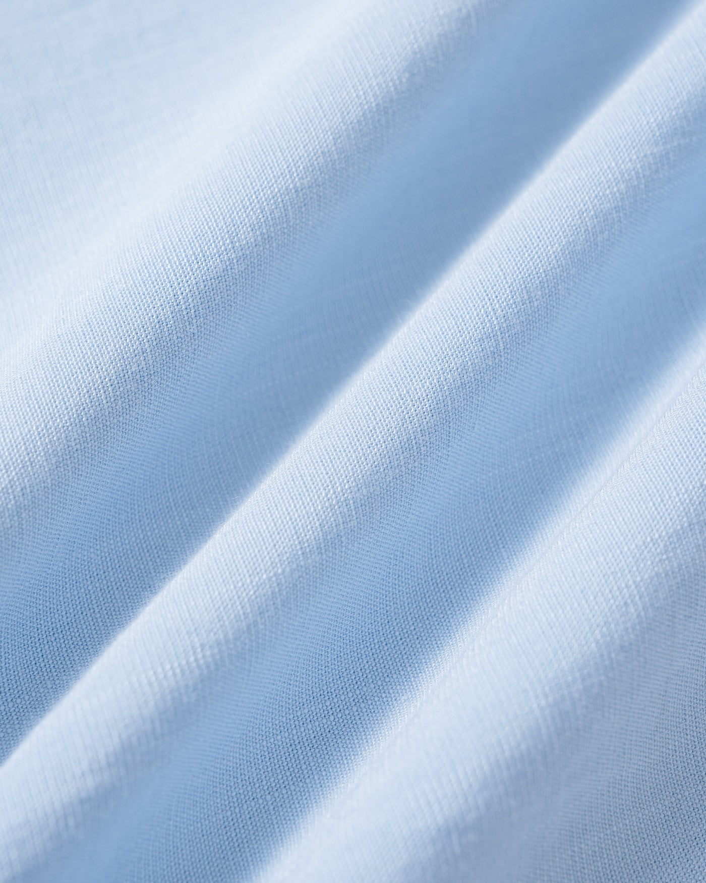 Solid Blue Straight-Leg Pants with Pockets