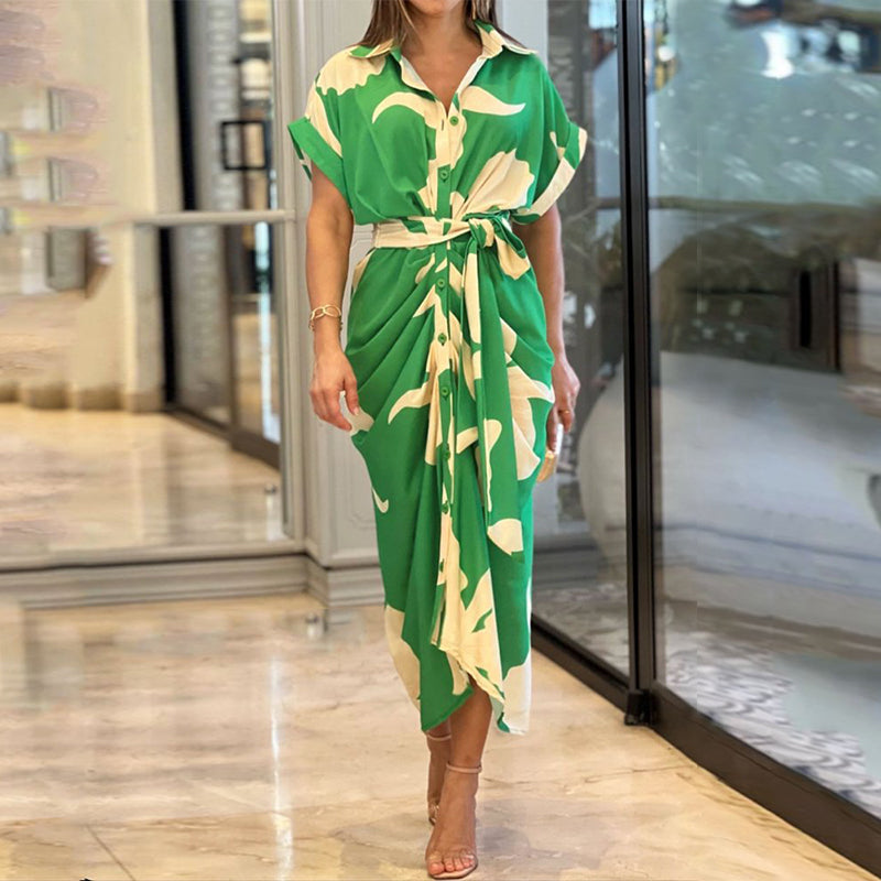 Ferne | Rüschensaum-Kleid